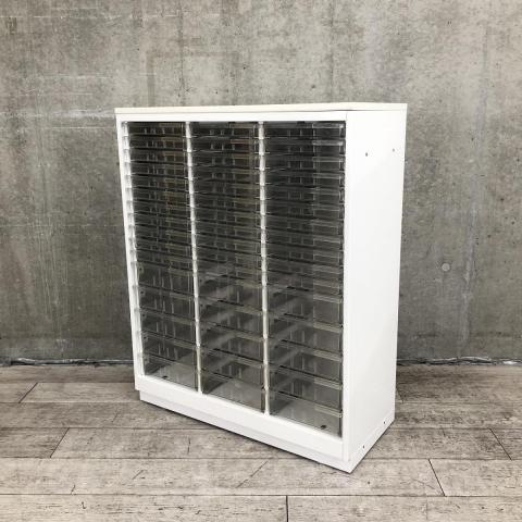 【中古】シンライン HTS-109KAF-W9 イトーキ（ITOKI） ローキャビネット／クリスタルトレー