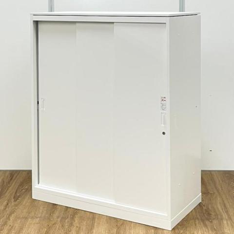 【中古】レクトライン 4B453Y ZA75 オカムラ（okamura） ローキャビネット／引き違い