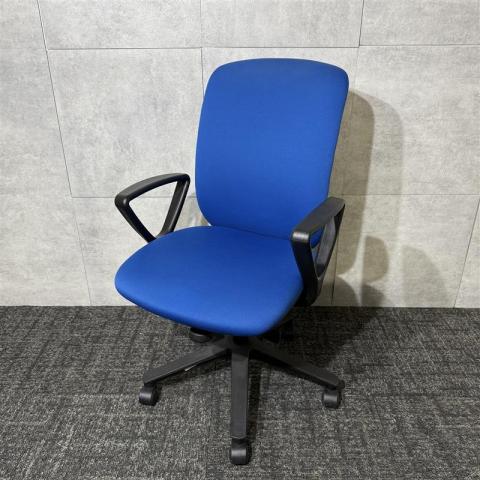 【中古】VIARE VE512F-BL ナイキ（NAIKI) 肘付ローバックチェア