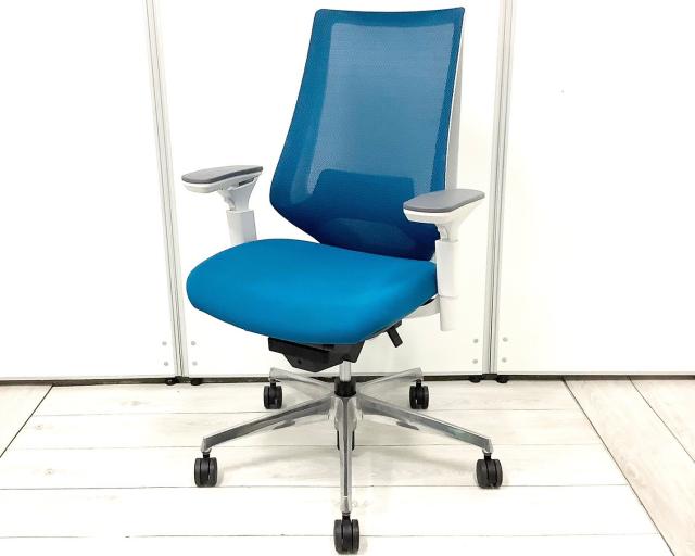 【中古】デュオラ メッシュ CRS-G3000E1 コクヨ（KOKUYO） 肘付ハイバックチェア