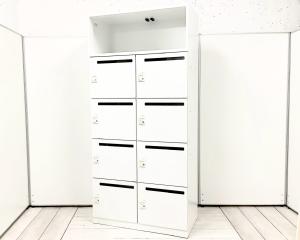 8人用 メールロッカー 投函口付 ダイヤル錠 マスターキー作成不可 ホワイト コンセントあり オススメ(おすすめ) 大人気 ・KOKUYO/コクヨ ・EDIA/エディア ※横浜本店撮影画像※