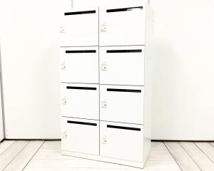 8人用 メールロッカー 投函口付 ダイヤル錠 マスターキー作成不可 ホワイト コンセントあり オススメ(おすすめ) 大人気 ・KOKUYO/コクヨ ・EDIA/エディア ※横浜本店撮影画像※