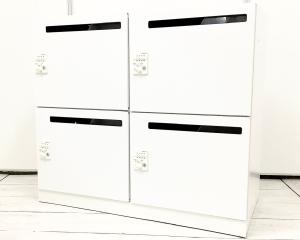 4人用 メールロッカー 投函口付 ダイヤル錠 マスターキー作成不可 ホワイト コンセントあり オススメ(おすすめ) 大人気 ・KOKUYO/コクヨ ・EDIA/エディア ※横浜本店撮影画像※
