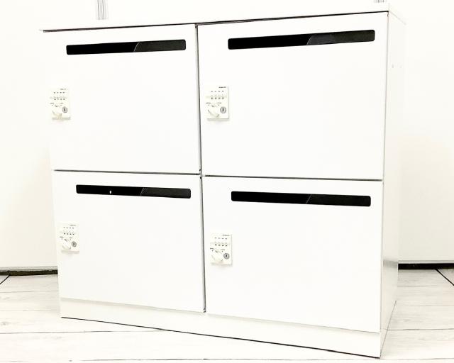 【中古】エディアロッカー SNN-R043DMT-SAW1 コクヨ（KOKUYO） 4人用パーソナルロッカー