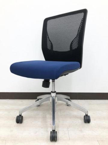 【中古】ヴィラージュチェア  オカムラ（okamura） 肘無ローバックチェア