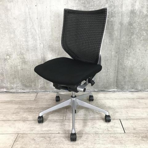 【中古】バロンチェア CP33DW FDF1 オカムラ（okamura） 肘無ローバックチェア