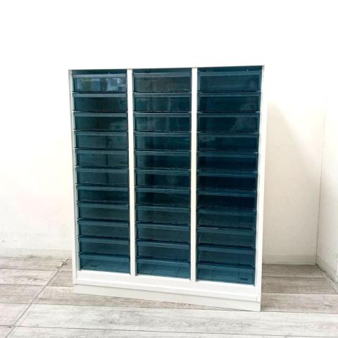 【中古】エディア  コクヨ（KOKUYO） ローキャビネット／クリスタルトレー