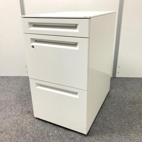 【中古】アドバンス  オカムラ（okamura） ワゴン3段