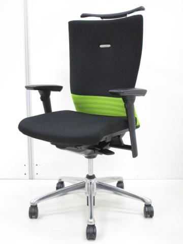 【中古】フィーゴチェア CJ96BR FAM6 オカムラ（okamura） 肘付ハイバックチェア