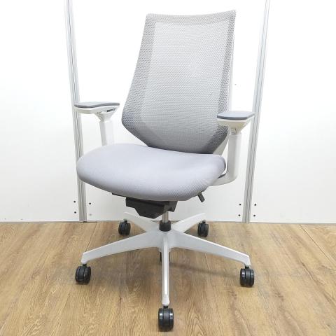 【中古】デュオラ メッシュ  コクヨ（KOKUYO） 肘付ハイバックチェア