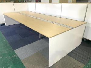 イトーキ製　インターリンクシリーズ　ナチュラル天板　W8000フリーアドレスデスク！！【関西/関東倉庫在庫】※写真はイメージです。