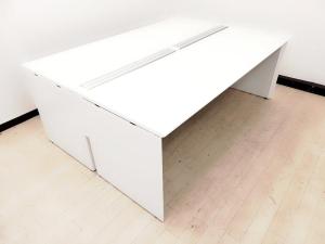 【倉庫在庫品】【4名様での使用に最適！】コクヨ｜ワークヴィスタ｜シンプル！スマート！働き方改革にいかがでしょうか☆　W2000　オフィスバスターズ　梅田本店