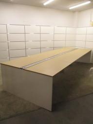 【倉庫在庫品】■イトーキ■インターリンク■天板ファインフォールナット　W4000×D1400　オフィスバスターズ　梅田本店