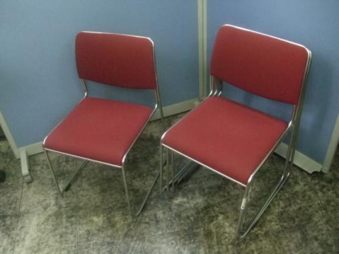 スタックチェア4脚セット【会議チェア】
                                    中古
            