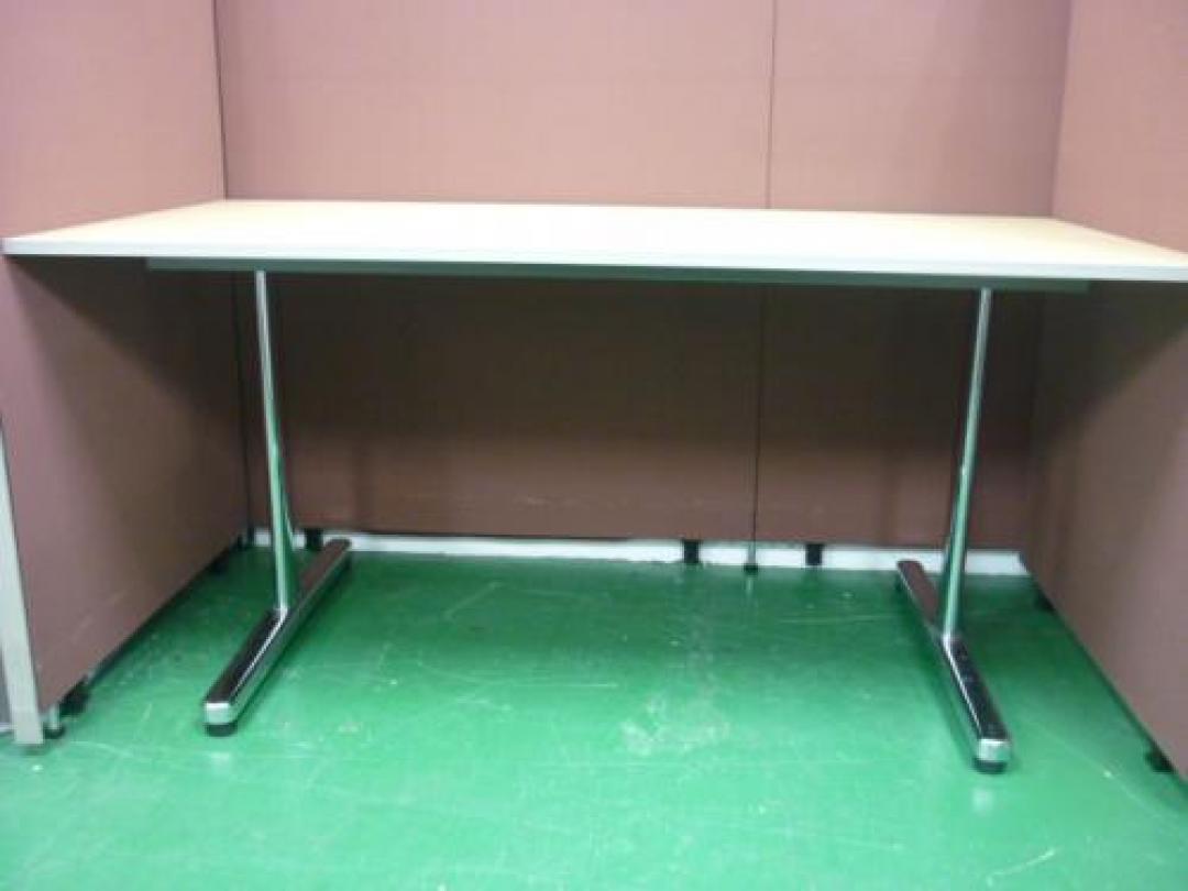 木目ナチュラル色★ミーティングテーブルH1500
                                    中古
            