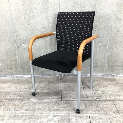 【中古】アルフォルムⅢ L664FC オカムラ（okamura） ミーティングチェア