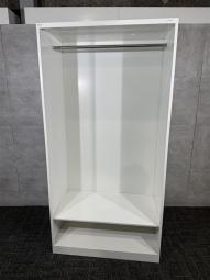 【多人数分のジャケットなどを省スペースに収納！】■オカムラ製　レスピア　ワードローブ　ハイキャビネット　H1790mm　オープン　ホワイト　収納　中古家具　格安中古　福岡　九州最大級　《オフィスバスターズ福岡博多店は、福岡を拠点として、日本全国へ中古オフィス用品・オフィス家具を提供しております》