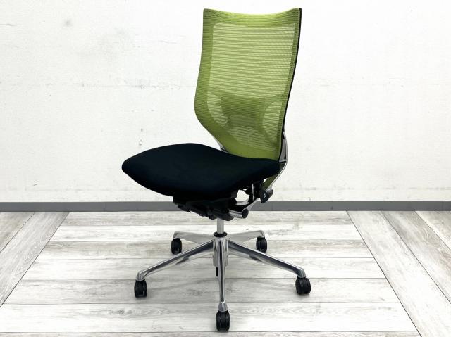 【中古】バロンメッシュチェア CP35BR　1730 オカムラ（okamura） 肘無ハイバックチェア