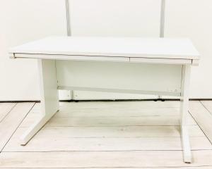 【在庫入替セール品！】定番サイズの平デスクが入荷！H650mmのワゴンが入れられる人気仕様！人気のおすすめ商品！ 
■イナバ/デュエナ（DuENA）/ホワイト　幅1200㎜×奥行700㎜高さ720㎜