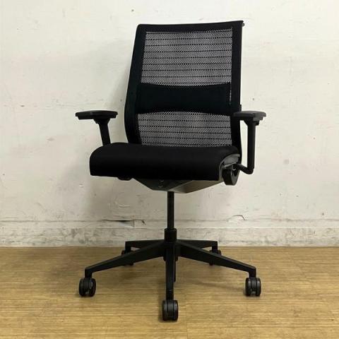 【中古】シンクチェア（2014年以前モデル）  Steelcase（スチールケース） 肘付ハイバックチェア