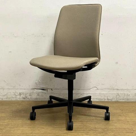 【中古】ファブレ クッション C01S-101-B コクヨ（KOKUYO） 肘無ミドルバックチェア