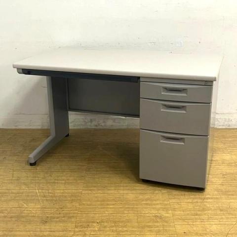 【ロット入荷】イトーキ　CZ　片袖机 　汚れの目立ちにくいニューグレー　主流で使いやすいW1200サイズ　シリンダー錠　鍵付き　【愛知・名古屋・豊田・静岡・浜松】