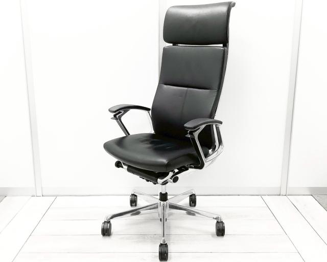 【中古】デュークチェア CZ77ZX オカムラ（okamura） 肘付ハイバックチェア