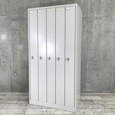 【中古】L型 HDL-0951SS-WE イトーキ（ITOKI） 5人用更衣ロッカー