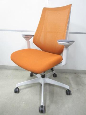 【中古】デュオラ メッシュ CRSG3000E1N コクヨ（KOKUYO） 肘付ハイバックチェア