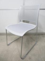 【シンプルでエレガントなデザイン！】■コクヨ　スプラインシリーズ　スタッキングチェア　グレー【KOKUYO　Spline】【ABW】