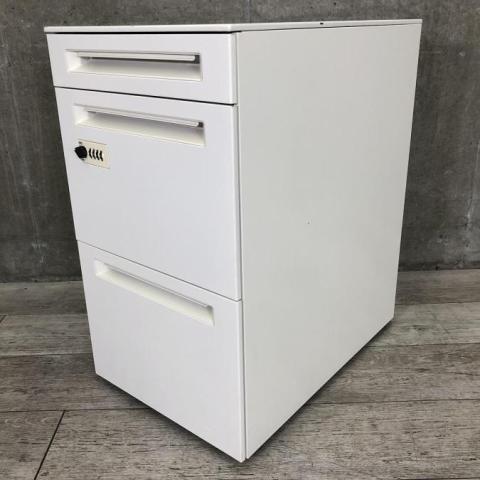 【中古】プロユニット  オカムラ（okamura） ワゴン3段