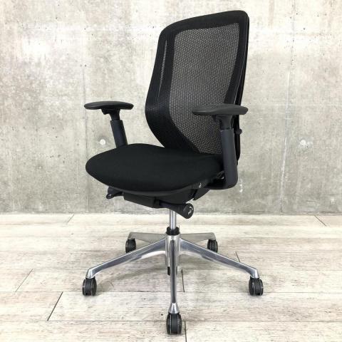 【中古】シルフィーメッシュ  オカムラ（okamura） 肘付ハイバックチェア