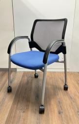 希少/キャスター付き/　オカムラ（okamura） エアリ　ブルー