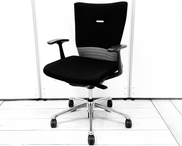 【中古】フィーゴチェア CJ43BR-FAM2 オカムラ（okamura） 肘付ミドルバックチェア