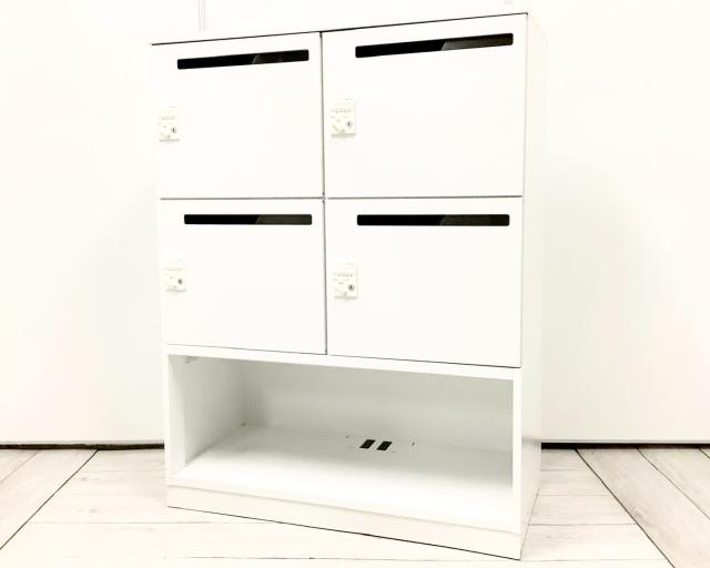 【中古】エディアロッカー SNN-RB45DMB-SAW2 コクヨ（KOKUYO） 4人用パーソナルロッカー