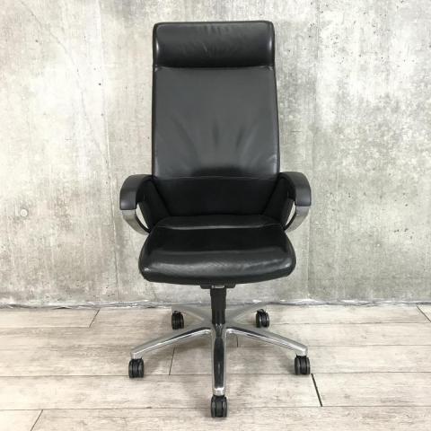 【中古】フィロソフィーチェア CR-G383L コクヨ（KOKUYO） 肘付ハイバックチェア