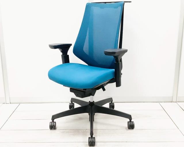 【中古】デュオラ メッシュ CRSG3000E6N コクヨ（KOKUYO） 肘付ハイバックチェア