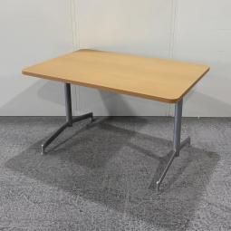 【関西倉庫在庫】 コクヨ KOKUYO ミーティングテーブル 幅1200㎜ 奥行800㎜ ナチュラル イートインシリーズ 【弊社使用欄:A01042314】