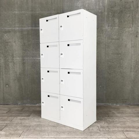 【中古】レクトラインロッカー 4Z6XDY ZA75 オカムラ（okamura） 8人用パーソナルロッカー