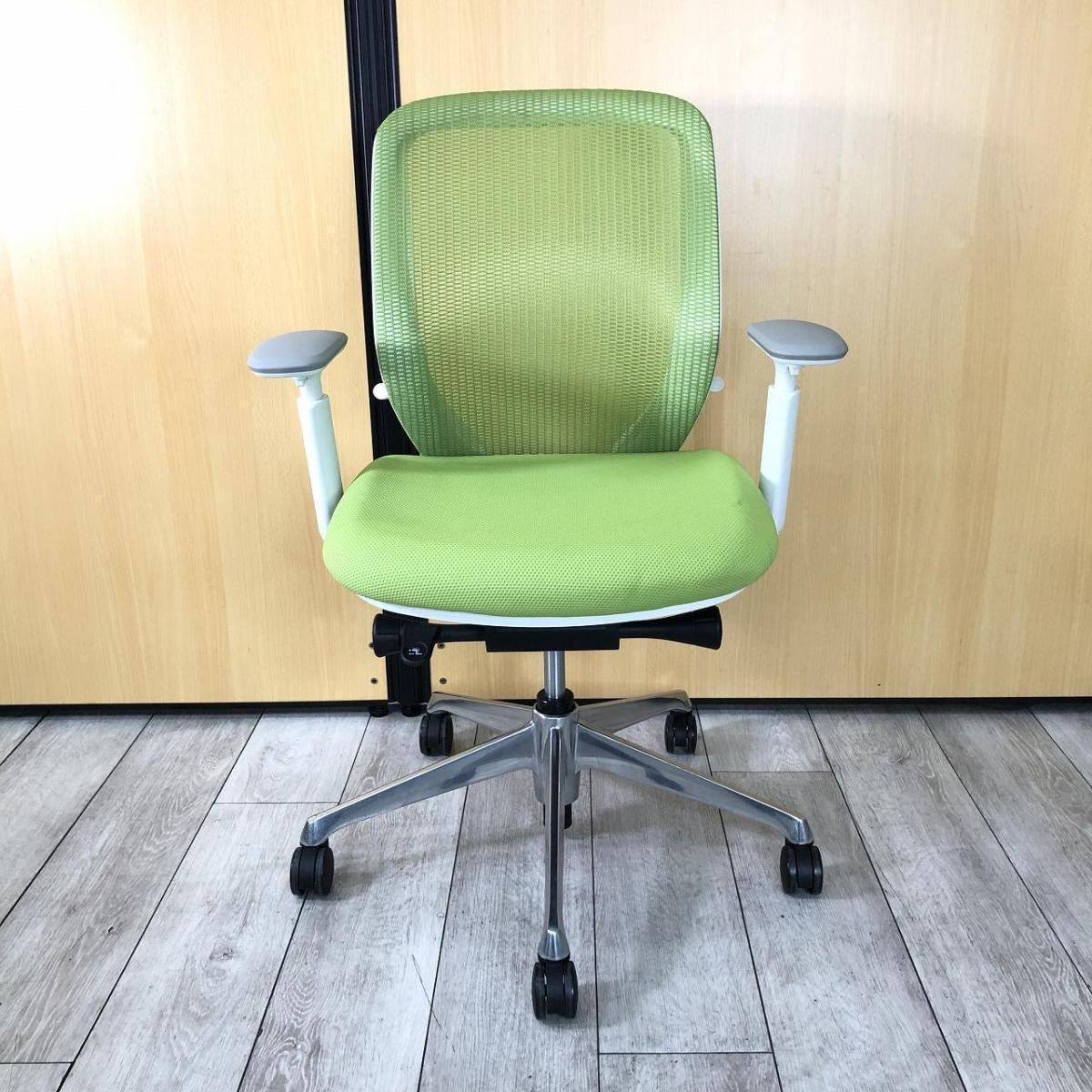 中古】シルフィーメッシュ C681BW FMP5 オカムラ/okamura 肘付ロー