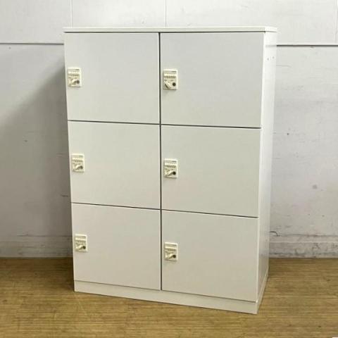 【中古】エディアロッカー BWU-RN62D69SAW BK コクヨ（KOKUYO） 6人用パーソナルロッカー