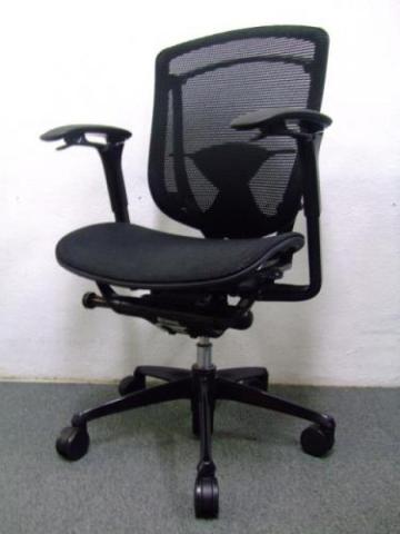 【中古】コンテッサチェア  オカムラ（okamura） 肘付ハイバックチェア