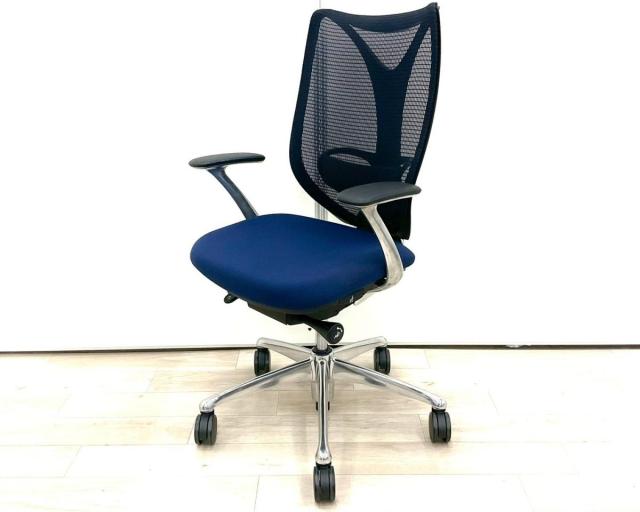 【中古】サブリナ  オカムラ（okamura） 肘付ハイバックチェア