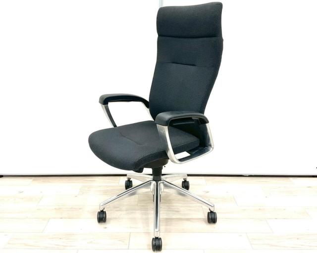 【中古】その他シリーズ E992F-DGL ナイキ（NAIKI) 肘付ハイバックチェア