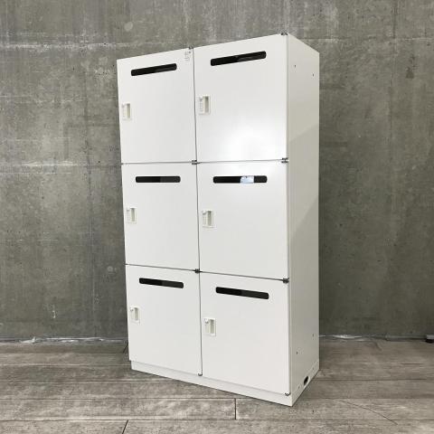 【中古】シンラインロッカー SOHCN 15HSRE1 W9SFP イトーキ（ITOKI） 6人用パーソナルロッカー