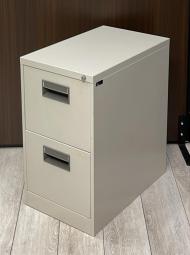 【JIS規格サイズの定番商品！　2段でA4書類を大容量収納！】■コクヨ製　ファイリングキャビネットシリーズ　A4-02NF1　■ニューグレー　■A4　2段収納