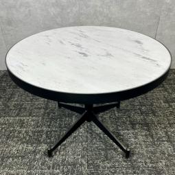 【大理石×スチールのおしゃれなローテーブル (低め)】◆Knot antiques/STONES COFFEE TABLE　ストーンズコーヒーテーブル　カフェ　待合　博多　天神《オフィスバスターズ福岡博多店は、福岡を拠点として、日本全国へ中古オフィス用品・オフィス家具を提供しております》