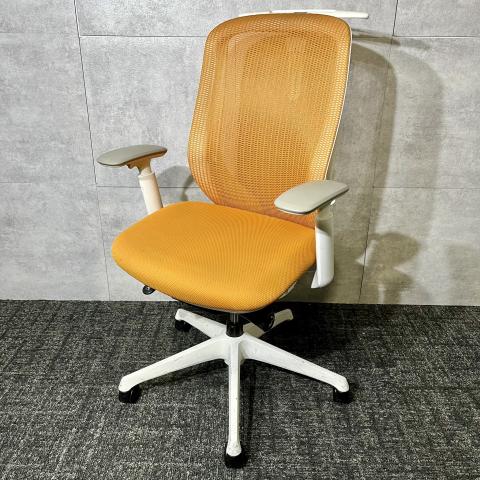 【中古】シルフィーメッシュ  オカムラ（okamura） 肘付ハイバックチェア