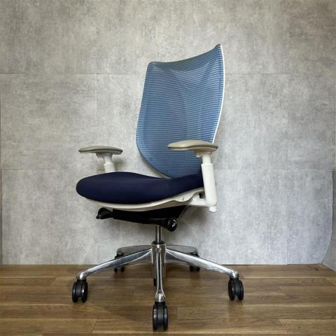 【中古】サブリナ  オカムラ（okamura） 肘付ハイバックチェア