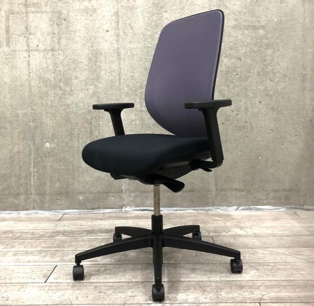 【中古】その他シリーズ 353-8029RS-VL　PLUS プラス（PLUS） 肘付ハイバックチェア